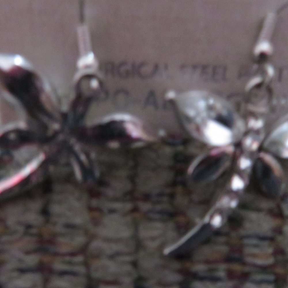 DRAGON FLY EARRINGS - HOOK BACKING